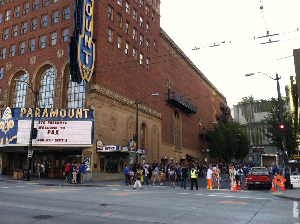 PAX Prime 2012 Paramount Theater marquee