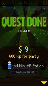 Kngihts of Pen and Paper Quest Done