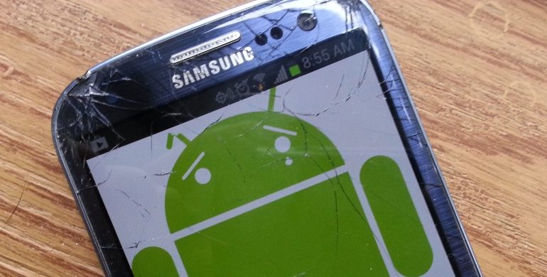 Beep, Bloop, Sad. A Broken Android.