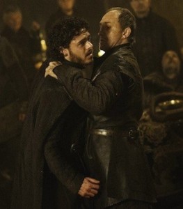 Roose Bolton is terrible at hugs.