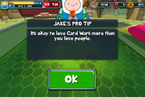 Card Wars Jake pro tip