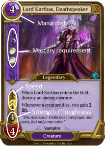 Lord Karthas, Deathspeaker (explained)